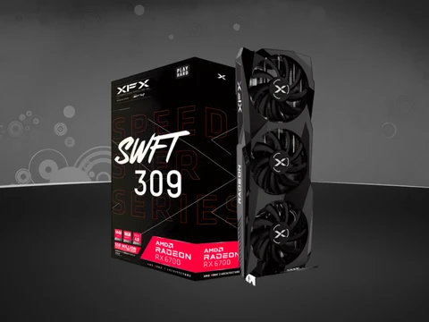 AMD Radeon RX 6700 XFX Speedster SWFT309 Unboxing