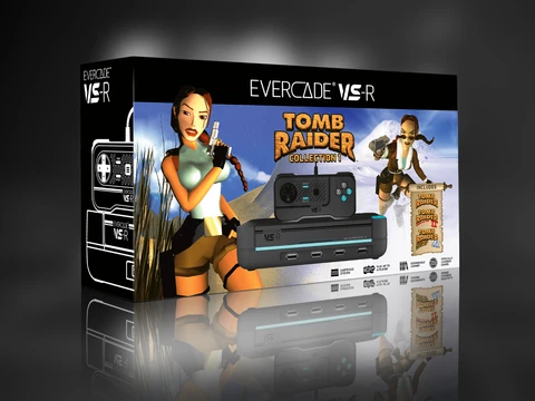 Evercade VS-R Console with Tomb Raider 1, 2, and 3