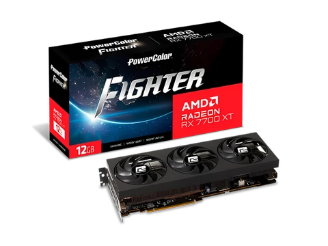 PowerColor Fighter AMD Radeon RX 7700 XT 12GB GDDR6 Graphics Card